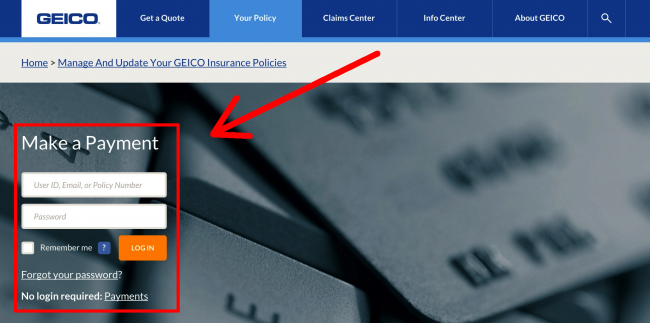 geico-home-insurance-policy-login-page