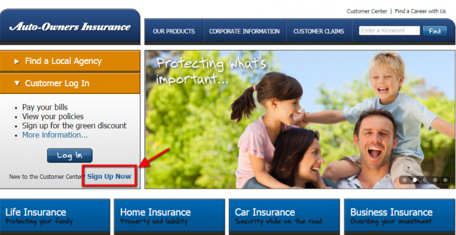 Auto Owners Auto Insurance Enroll - Step 2