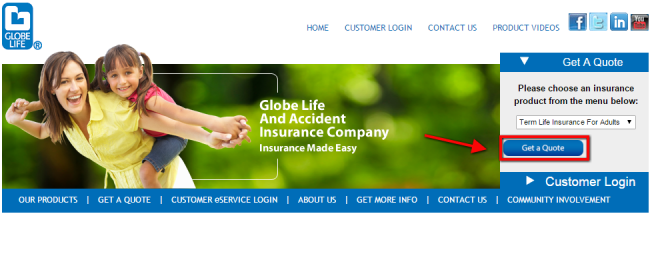 Globe Life Insurance Quote - Step 2