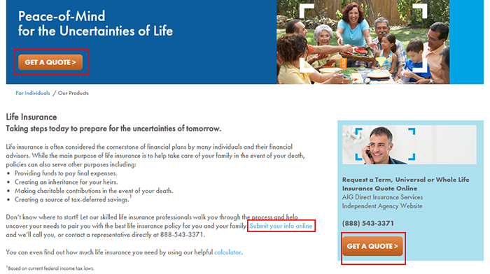 Free AIG Life Insurance Quote - Insurance Reviews : Insurance Reviews