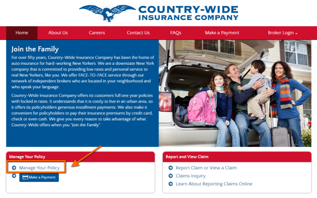 Country Wide Auto Insurance Enroll - Step 2