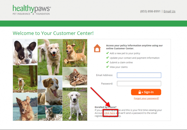 healthy paws pet insurance enroll - step 3