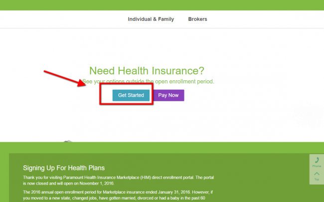 paramount health insurance quote - step 4