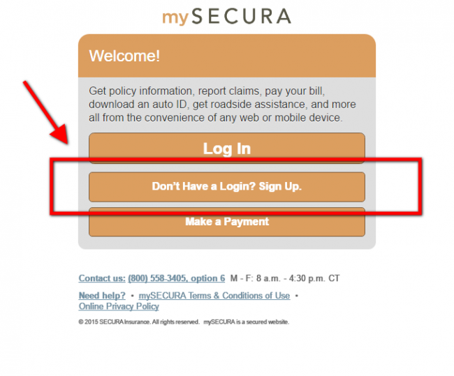 secura home and auto insurance enroll - step 2